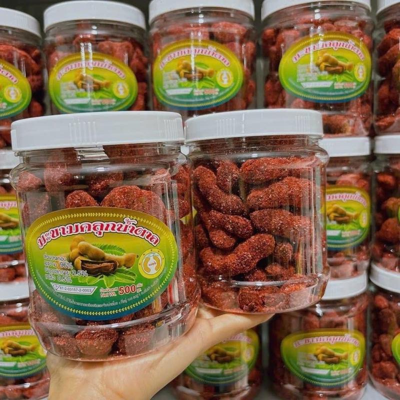 Me Xí Muội Thái Lan Hàng Loại 1 Ngon Ko Pha Bột Me Sốc Xí Muội Hộp 500g Vị Chua Chua Ngọt Cay Cay Mặn Nhẹ Ăn Rất Ngon