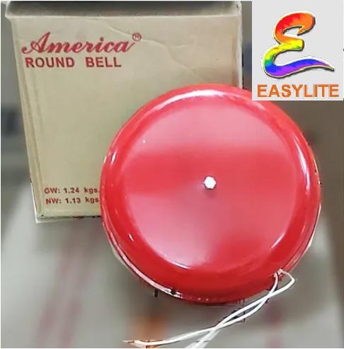 Apollo Bell 8 Inch -EASYLITE-America Alarm Round Bell 8 inches Loud 220V Electric - TikTok ...