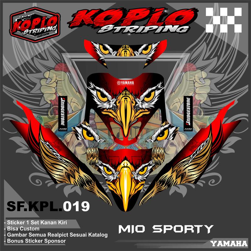 Stiker Decal Full Body Motor Yamaha Mio Sporty - Sticker Decal Full ...