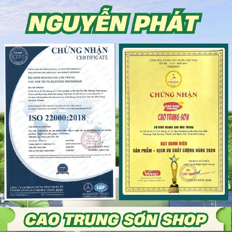Ngải Đen Cao Cấp Cao Trung Sơn - Sản Phẩm Chính Hãng 6