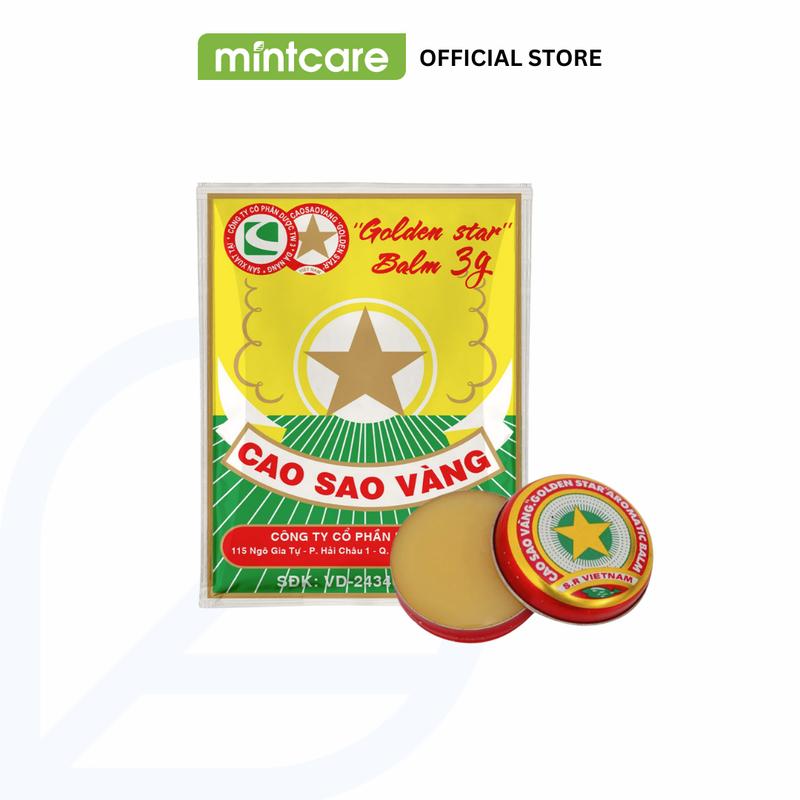  Cao sao vàng TW3 lọ 3g  Dầu cù là  - Dùng cho trường hợp cảm gió nhức đầu 