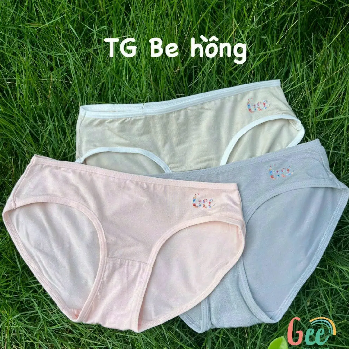 Set 3 Quần lót bé gái sợi tre kháng khuần hiệu GEE
