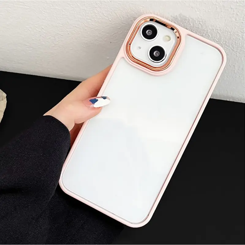 Ốp iPhone 13, Ốp Acrylic PC Cứng, Ốp Chống Sốc Silicon, Giao Hàng Tức Thì, Tương Thích Với iPhone 11, XR, 12pro, 6, 7, 8 Plus, 14, X & XS, 15PROMA 7