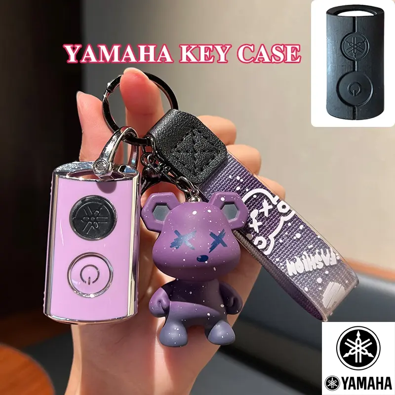 Giá Đỡ Vỏ Bọc Chìa Khóa TPU, YAMAHA, Bảo Vệ Móc Chìa Khóa, Cho YAMAHA Nmax2020 / Xmax / Grand Filano 2024 / Aerox / Qbix / Lexi / Sazzio / Fazzio / Xe Tay Ga, Bao Đựng Chìa Khóa Từ Xa