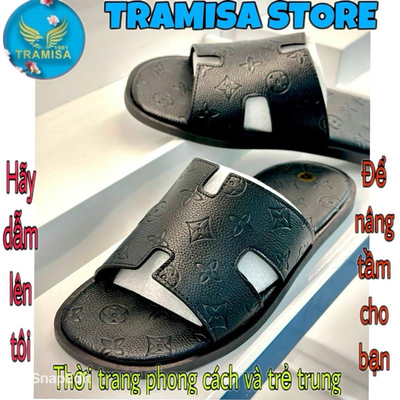 Dép chử H tramisa lên form cực đẹp cực sang Nam Nhung Hoa Đế Bằng dép  nam DéP dép  chữ h Sandal