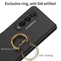 Gambar Case Samsung Galaxy Z FOLD 4 & Z FOLD 3 5G 2021 Hardcase GKK Tempered Glass Matte Case With Ring Holder - hitam, fold 3 dari jayakarta aksesoris handphone Kota Administrasi Jakarta Utara 4 Tokopedia