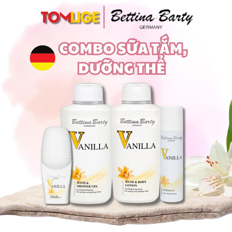 Sữa Tắm Dưỡng Thể Hương Nước Hoa Vanilla 500ml Tomlige hàng Đức Dưỡng Body