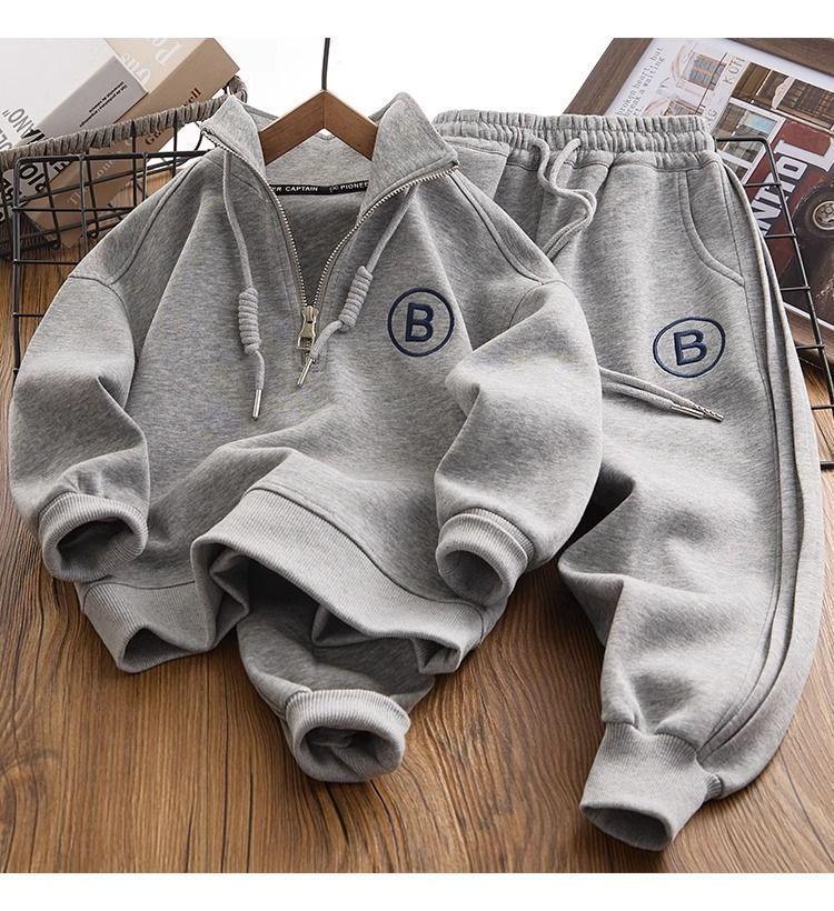 Product Introduction of Bộ Đồ Bé Trai, Quần Áo Trẻ Em, Bộ Hai Mảnh, Bộ Đồ Quần Áo Thể Thao, Dáng Rộng Vừa Vặn, Áo Khoác Đẹp Trai, Thích Hợp Cho Mùa Xuân Và Mùa Thu, Hàng Mới Về Năm 2024 14