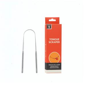Stainless Steel Tongue Scraper, U-shaped Tongue Cleaner, Oral Care Tool for Fresher Breath, Oral Hygiene Tool for Daily Use