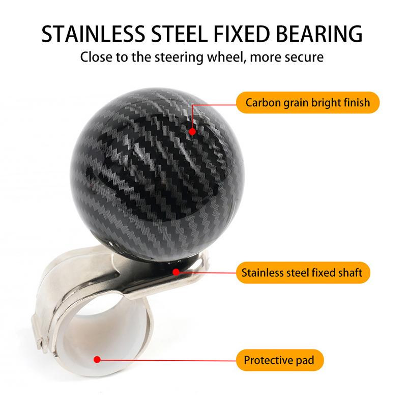 Product Introduction of 360-degree Rotation Steering Wheel Knob Power-assist Ball Universal Car Steering Wheel Knob Power-saving Non-slip For Trucks 16