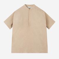 Gambar Baju Muslim Duha Muslimwear - Iyaad Pull-Over Shirt Short Sleeve - Khaki dari Duha Muslim Wear Kota Tangerang 1 Tokopedia