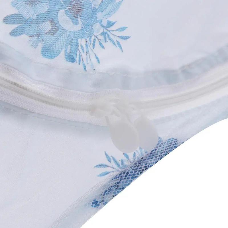 Product Introduction of Three-door Folding Yurt Mosquito Net For Bed Insect Repellent Full Bottom Zipper Double Bed Portable Canopy Camping Net Tents 7