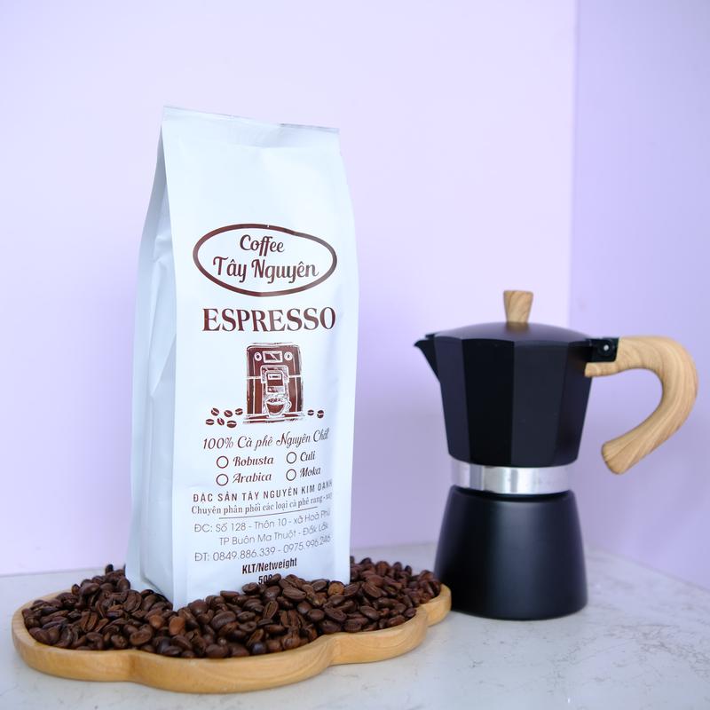 Cà Phê Mix 3 Loại Hạt Nguyên Chất Tổng Hợp - Gói 500gr - Coffee Tây Nguyên