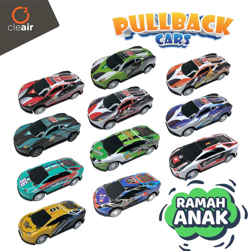 PAKET KOMPLIT 25Pcs Metal Pullback Toys Mobil mini Pullback Pesawat Pullback MIX 1