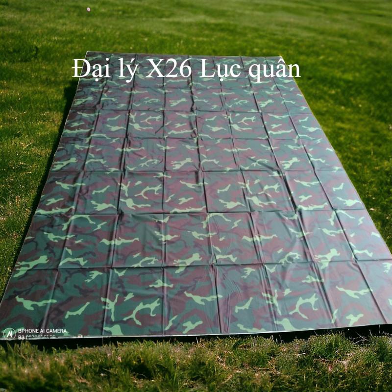 Tấm tăng che võng, dựng lều - võng - cuộn dây 16m, Tấm mưa nilon, tấm bạt trải đi phượt dã ngoại 3