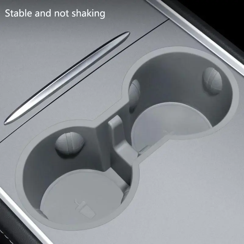 Car Center Console Cup Holder, Car Center Console Cup Holder, Car Interior Modification Accessories for Tesla Model Y / 3 7