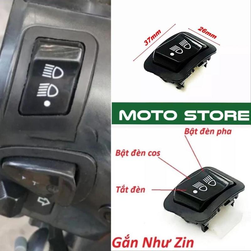  Công tắc bật tắt đèn pha xe máy Honda Wave Vision Lead Air Blade Wave RSX Future... Phụ Tùng 