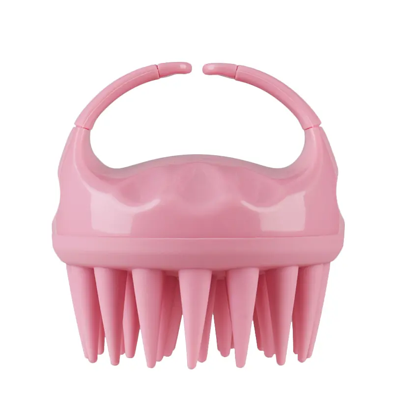 Hair Scalp Massager Longer Bristle Silicone Shampoo Massage Brush Scalp Scrubber Brush For Thicker Hair