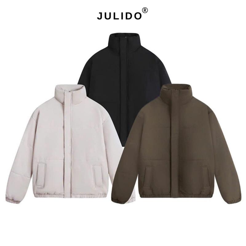 Áo phao trần bông nam nữ JULIDO (Không dồn bông khi giặt máy)