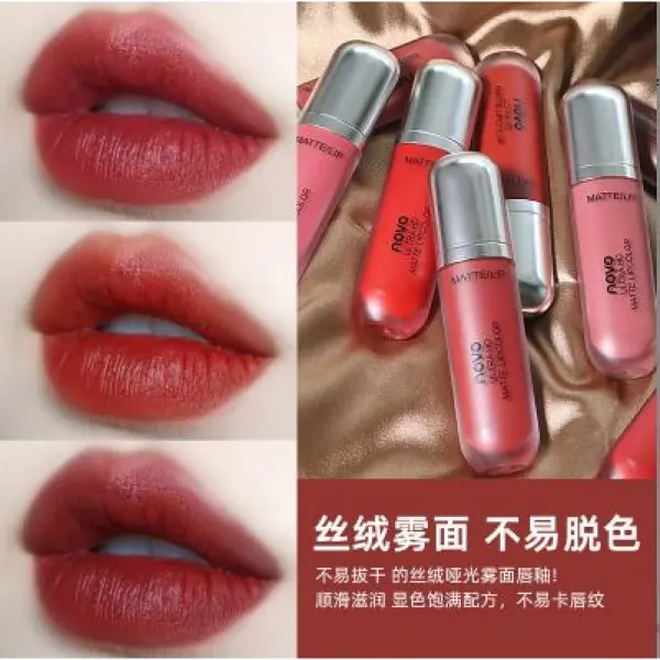 Son kem lì Novo Big Ultra HD Matte Lip Bền màu Mịn môi 1