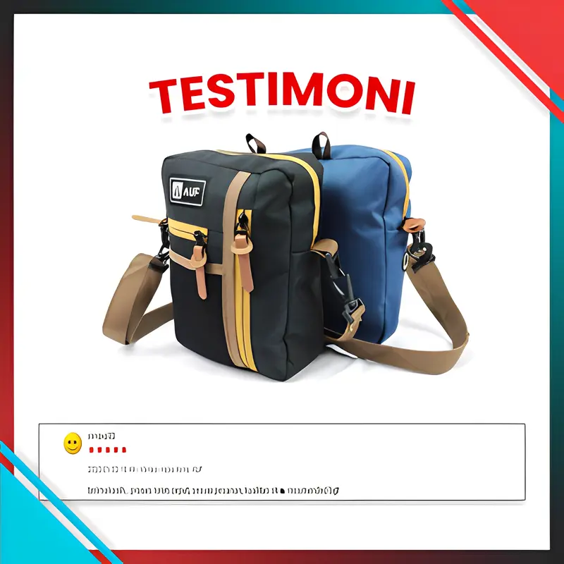 AUF Rotax Tas Slempang Pria Kecil Simpel Elegan | Sling Bag Cowok Fashion Korean Style | Tas Pria Mini Keren | Tas Selempang Cowo Distro 7