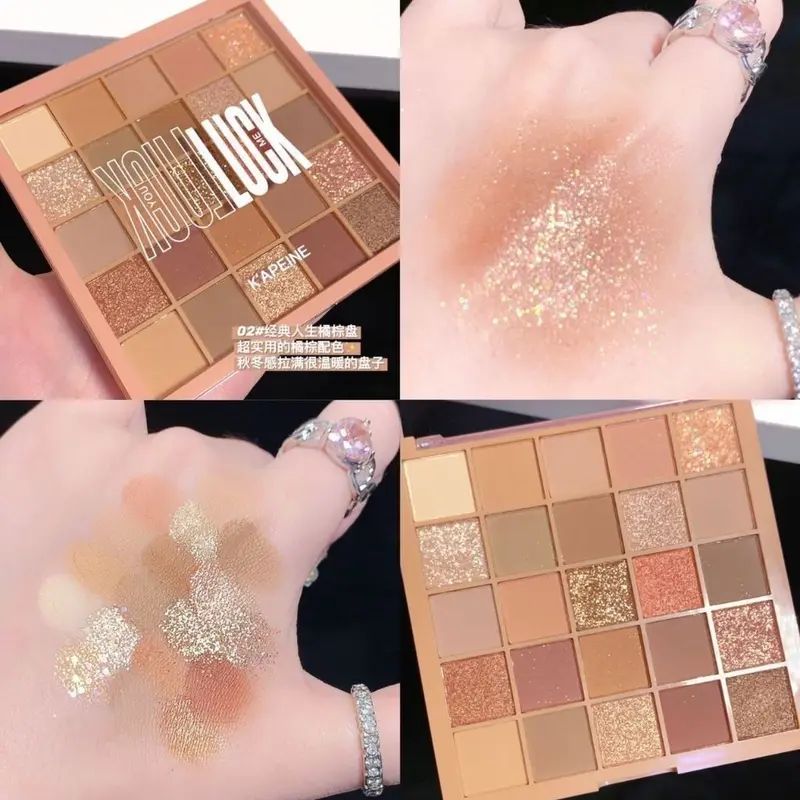 Bảng phấn mắt K'APEINE, phấn mắt nội địa trung 25 ô makeup 3 tông màu T112 6