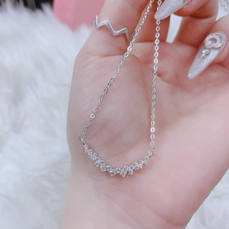 Dây bạc ta liền mặt hình mỉm cười cho nữ siêu xinh _HHJ 6