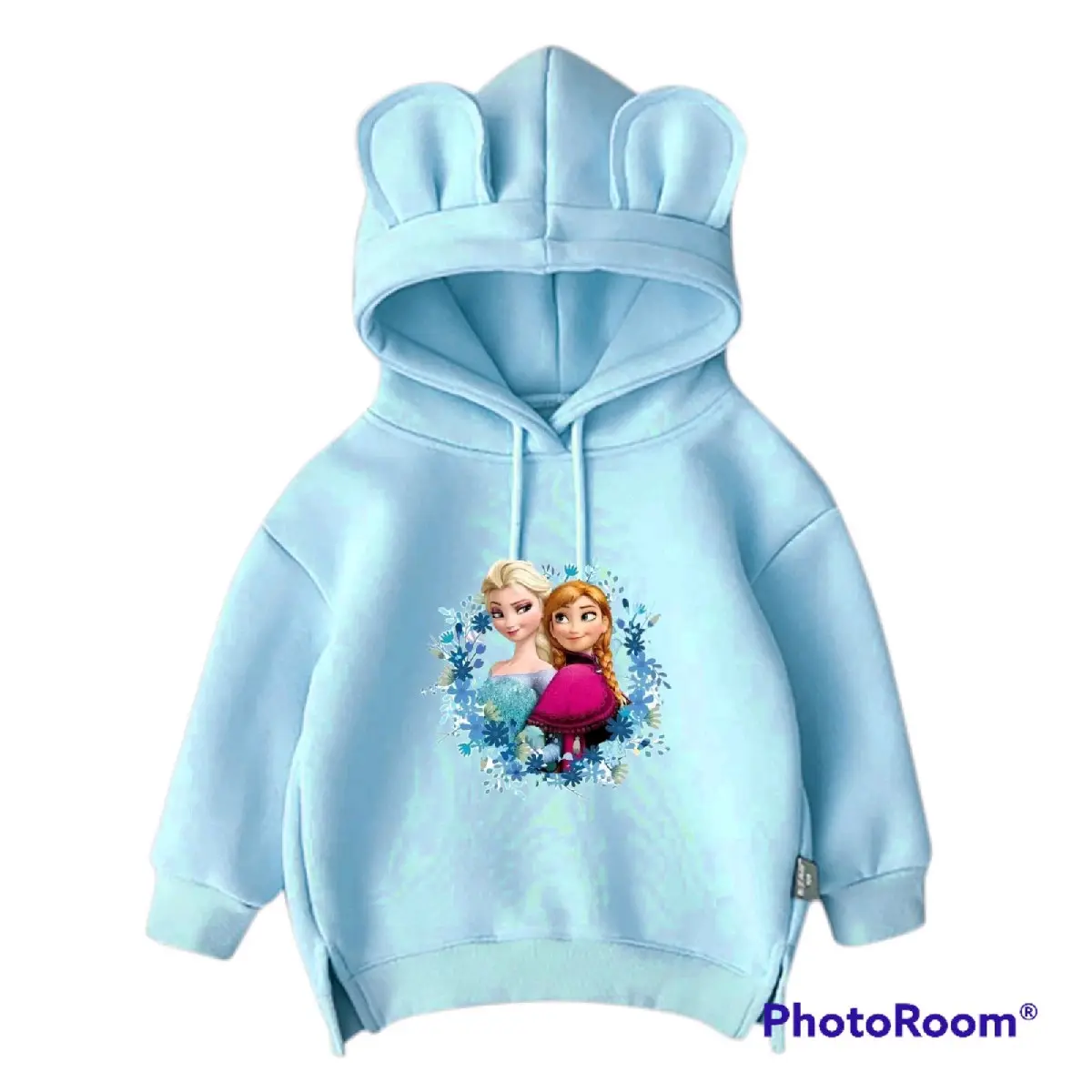 jaket Frozen Elsa ana jaket anak perempuan Frozen Hoodie Frozen Elsa Santai Katun