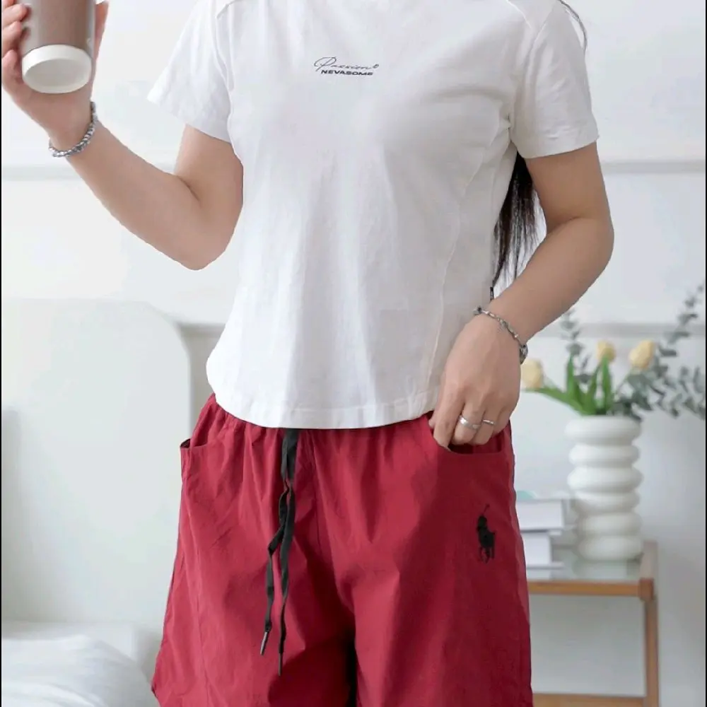 Quần short nữ kaki dãn dáng ngắn Monnyny