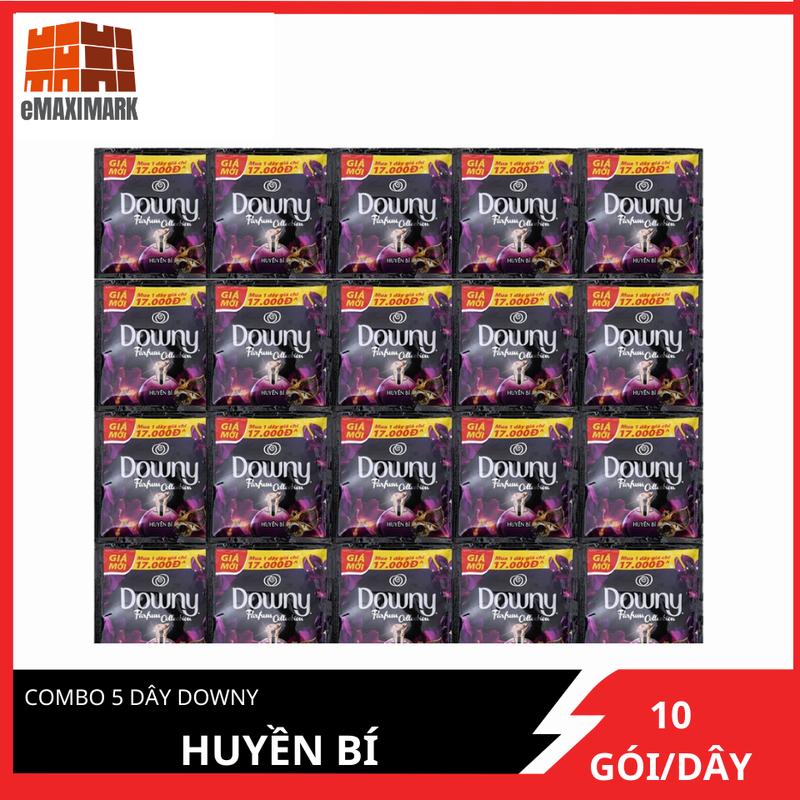 COMBO 5 dây Nước xả vải Downy Huyền bí Làm Sạch