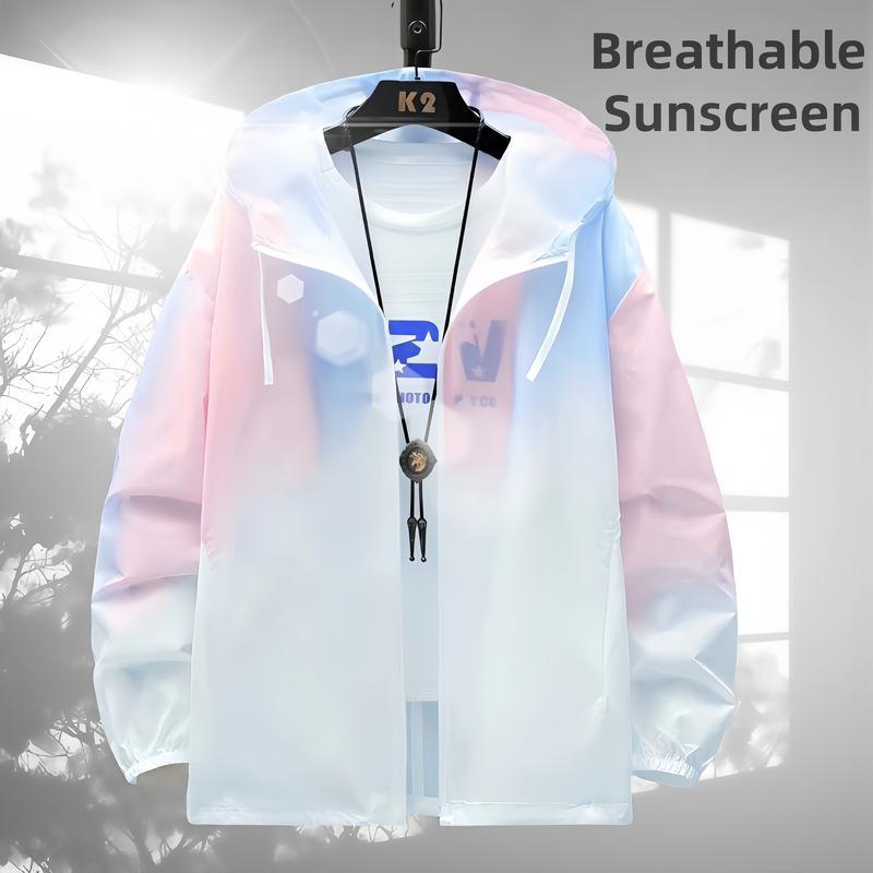 Man Fashion Spring Summer Sun Protection Clothing Long Sleeve Hoodies Couple Students Soft Leisure Zip-up Coat Sweatshirts Top byther  reflective  jacket 6
