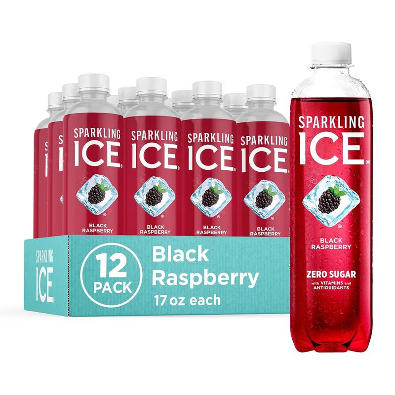 Sparkling, Black Raspberry Sparkling Water, Zero Sugar Flavored Water ...