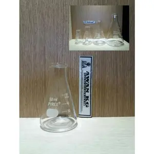 ERLENMEYER FLASK 50 ml  PYREX NARROW MOUTH
