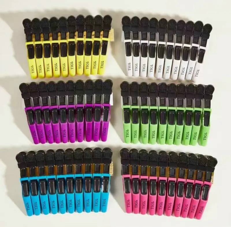 Bộ Kẹp Vịt Chia Tóc Tigi Vỉ 10 Cái ( giao màu ngẫu nhiên) 2