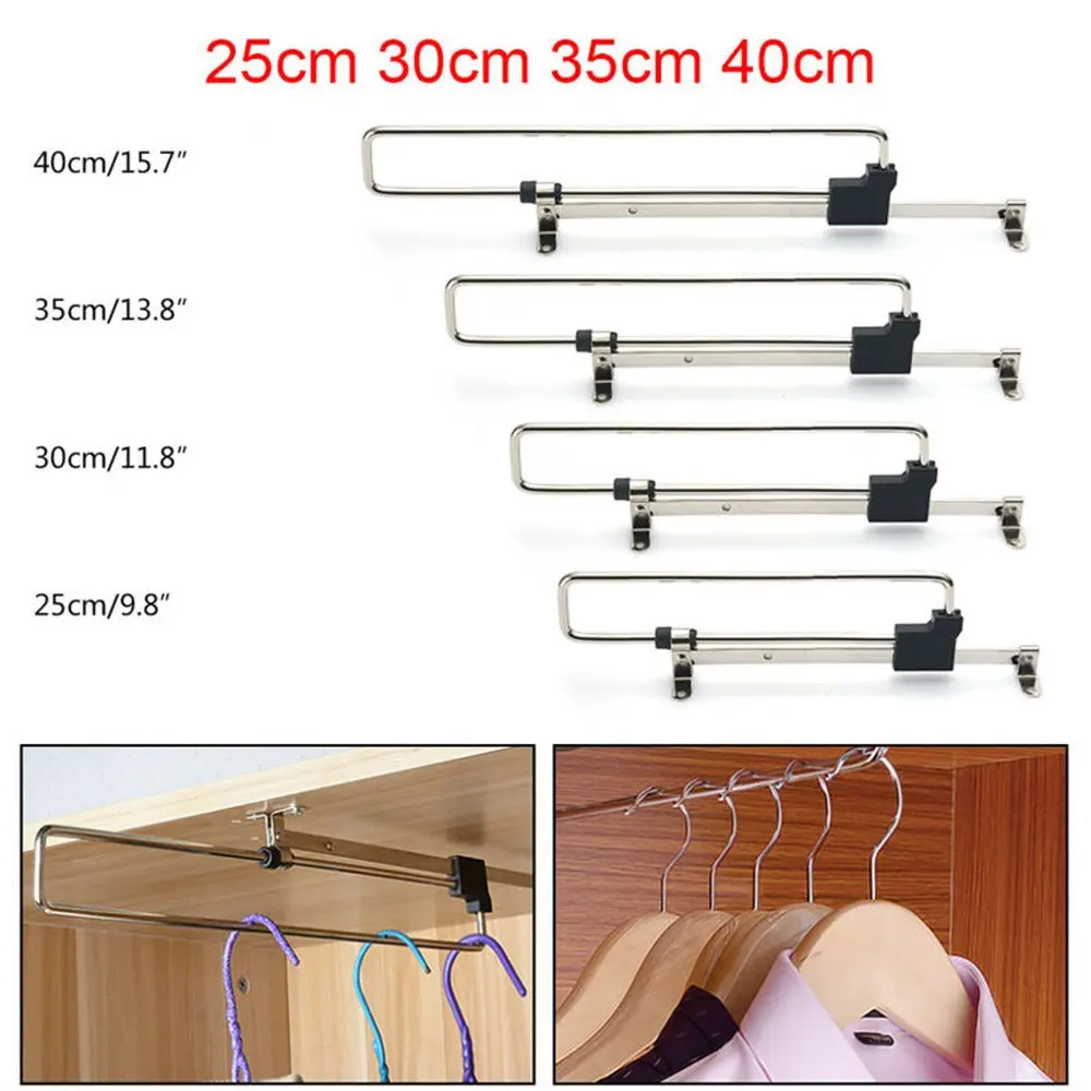 Thanh Treo Quần Áo Kéo Ra, Giá Đỡ Mở Rộng Thanh Treo, Giá Đỡ Lưu Trữ, Người Sắp Xếp Tủ Quần Áo