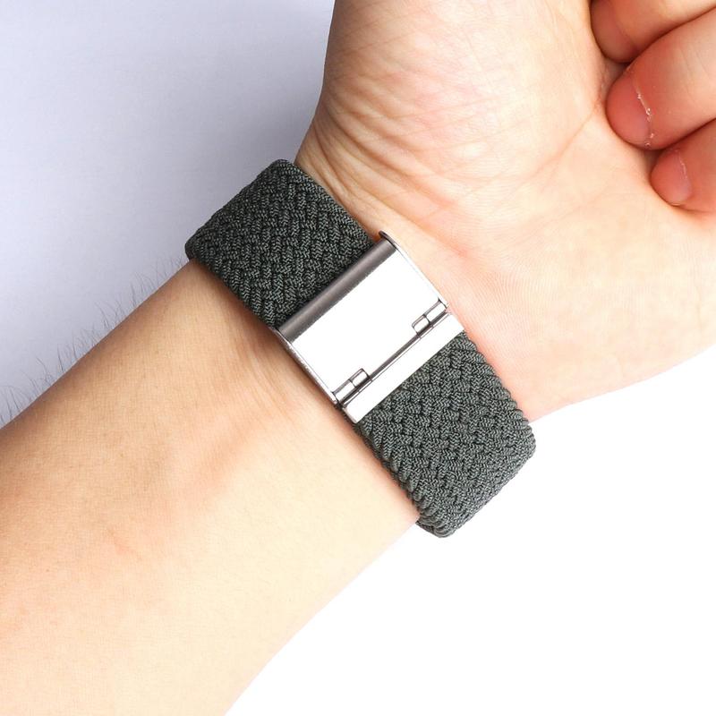 Loop Nylon Woven Band (Band Only), 1 Count Nylon Braided Design Soft Sport Watch Band with Buckle Loop Compatible with Apple Watch Ultra 2 Series SE 9 8 7 6 5 4 3, Wearable Devices Accessories 6