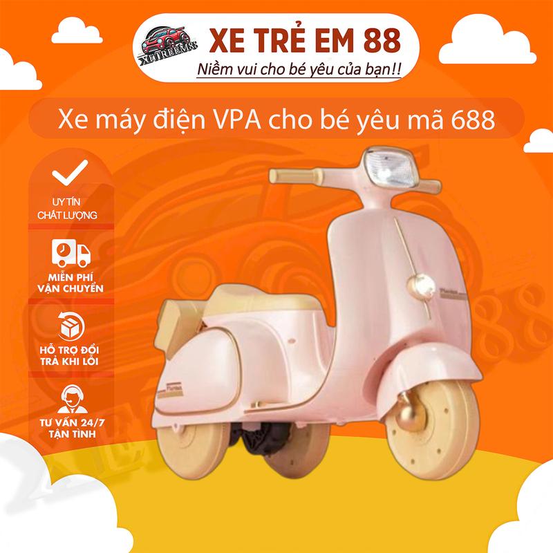 Xe máy điện VPA cho bé yêu  mã 688 Đồ Chơi xe  moto