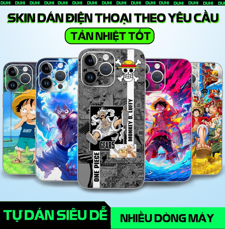[Luffy] Skin miếng dán điện thoại họa tiết OnePiece Luffy phụ kiện điện thoại Phụ Kiện