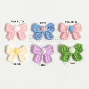 APK173 Aplikasi Rajut bordir Pita Kecil dua warna bros