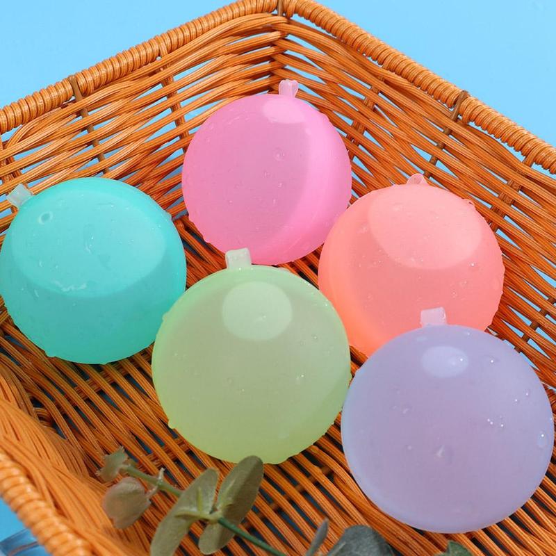 Product Introduction of Magnetic Waterfall Balls Soft Reusable Water Balloons Self Sealing Silicone Party Pool Water Games 23