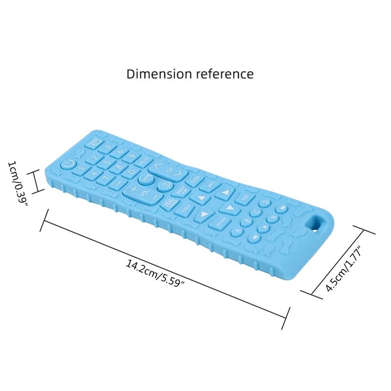 Product Introduction of Silicone Teething Toy for Babies Soft Teether Remote Teether for Baby Sensory 0