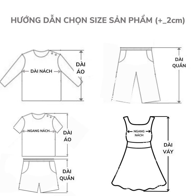 Product Introduction of (6-16kg) Bộ đũi 2 nơ trắng- Đồ bộ bé gái TB39 Cho Bé 4
