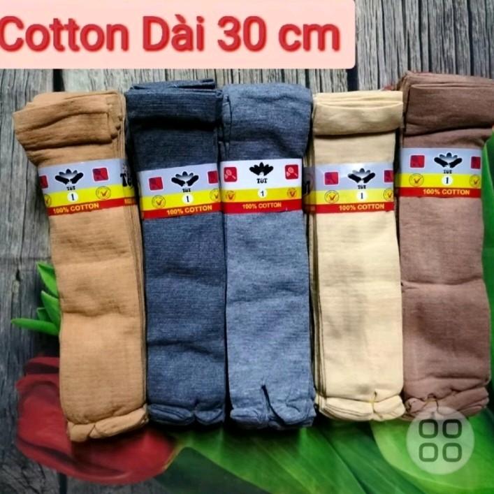 (Mua 20 Đôi Tặng 1 Đôi) Set 10 Đôi Vớ Chân Dày Chống Nắng, Ủ Kem, Giữ Ấm Cotton