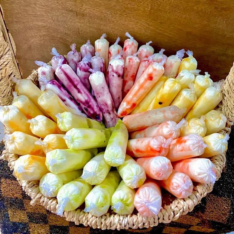 Product Introduction of Bịch 500gr túi nilông dài làm sữa chua, đựng nước chấm tiện lợi 9