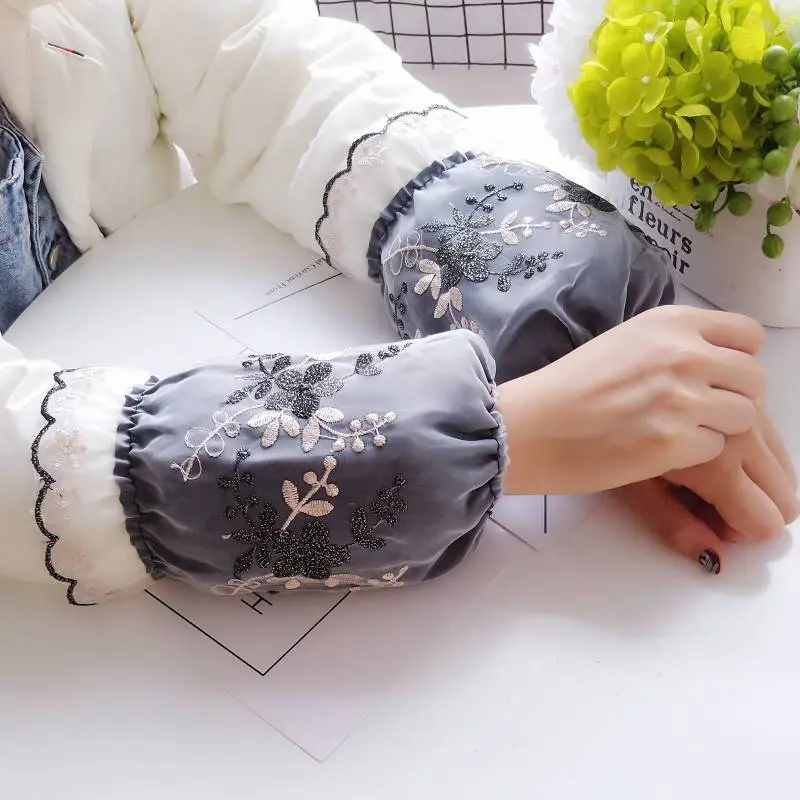 Áo Khoác Ngoài Phong Cách Hàn Quốc, Dành Cho Nữ, Tay Áo Ren Hai Lớp, Mùa Thu Và Mùa Đông, Chống Bám Bẩn, Dài Tay, Thích Hợp Cho Người Lớn Và Học Sinh, Kích Thước Ngắn 5
