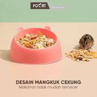 Gambar FOCAT X Mangkuk Makanan Hamster Sugar Glider Hewan Pengerat M77 Hamster Bowl Feeder - Pink dari Focat Indonesia Kab. Tangerang 5 Tokopedia