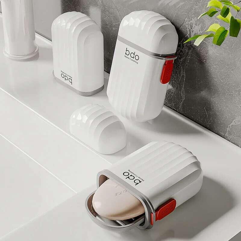 Product Introduction of Portable Dishes Sealed Storage Waterproof Travel Home Bathroom Box Case Outdoor Soap Container Organizer 0