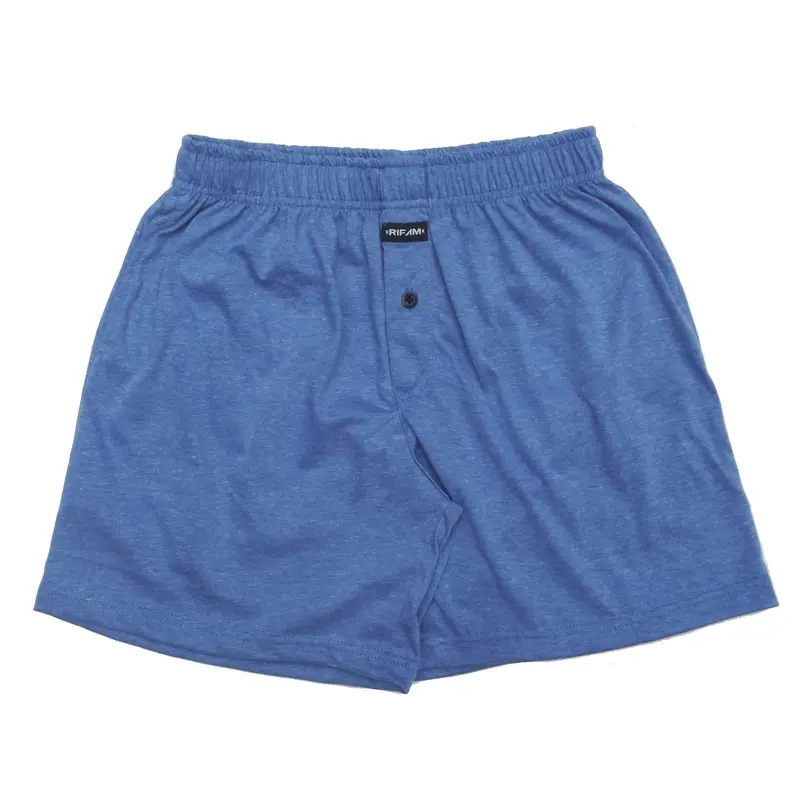 CELANA BOXER PRIA WANITA KATUN POLOS RIFAM MODEL KANCING 5