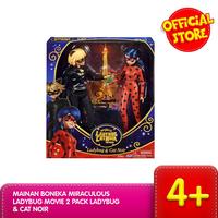 Gambar Mainan Boneka Miraculous Ladybug Movie 2 Pack Ladybug & Cat Noir - Warna dari Toyspedia Kota Tangerang 1 Tokopedia