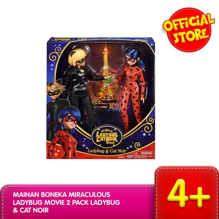 Gambar Mainan Boneka Miraculous Ladybug Movie 2 Pack Ladybug & Cat Noir - Warna dari Toyspedia Kota Tangerang Tokopedia